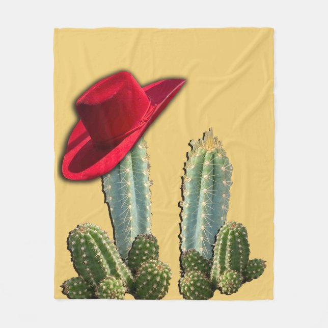 Southwestern Scene Fleece Blanket (Front)