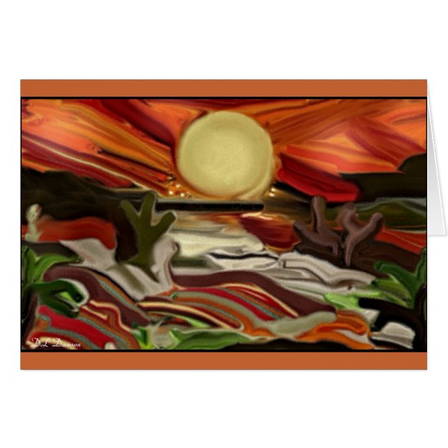 Southwestern Skies Abstract Art (Front Horizontal)