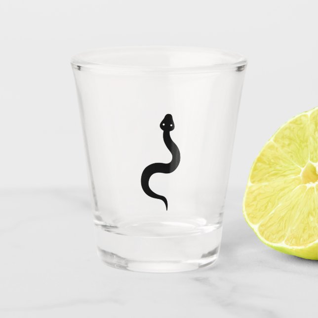Southwestern Snake Shot Glass (Front)
