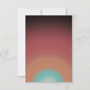 Southwestern Southwest Desert Rainbow Art Design Card