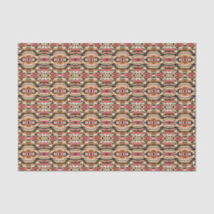Southwestern Squiggly Wiggly Earth Tone Abstract Tissue Paper