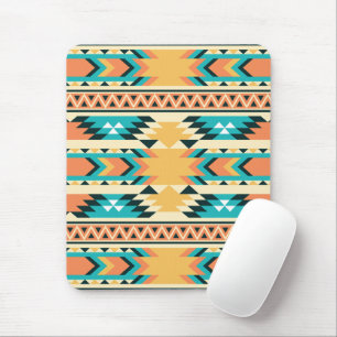 Southwestern Style Boho Pattern Mouse Pad