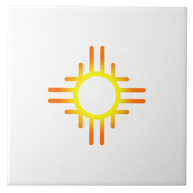 Southwestern Sun Tile (Front)