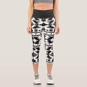 Southwestern Sway Capri Leggings