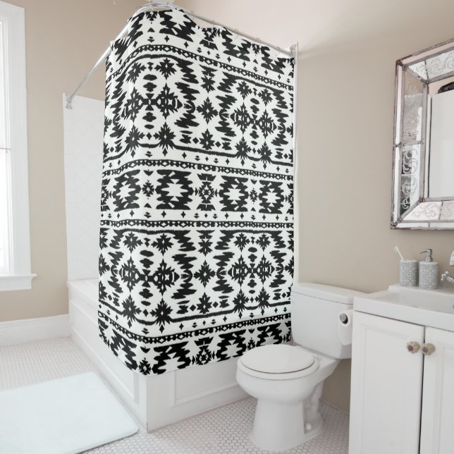 Southwestern Sway Shower Curtain (In Situ)