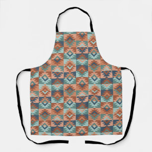 Southwestern Tribal Inspired All-Over Print Apron
