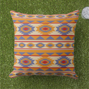 Southwestern tribal pattern cushion