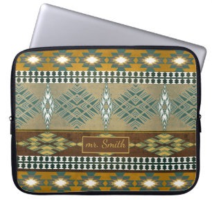 Southwestern tribal pattern laptop sleeve