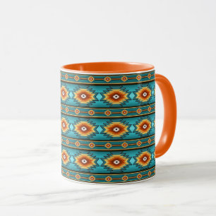 Southwestern tribal pattern mug