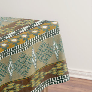Southwestern tribal pattern tablecloth