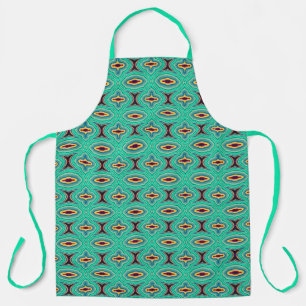Southwestern Tropical Boho Chic Geode Pattern Art  Apron