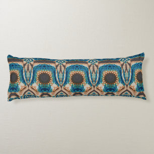 Southwestern Turquoise Native Pattern Body Cushion