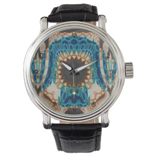 Southwestern Turquoise Native Pattern Watch