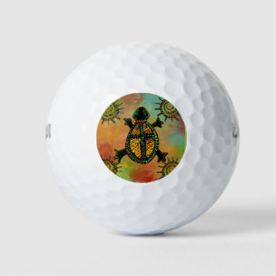 SOUTHWESTERN  TURTLE  ART      GOLF BALLS