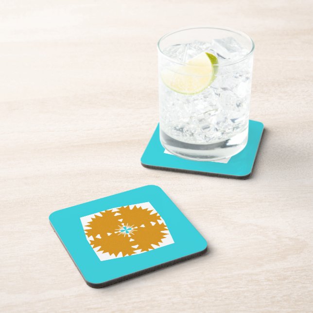 Southwestern Vibes Multi-Colour Pattern Coaster (Right Side)