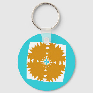 Southwestern Vibes Multi-Colour Pattern Key Ring