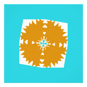 Southwestern Vibes Multi-Colour Pattern Photo Print