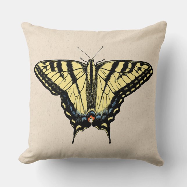 Southwestern Yellow Swallowtail Butterfly  Cushion (Front)