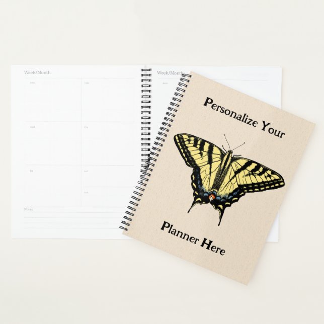 Southwestern Yellow Swallowtail Butterfly   Planner (Display)