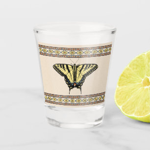 Southwestern Yellow Swallowtail Butterfly Shot Glass