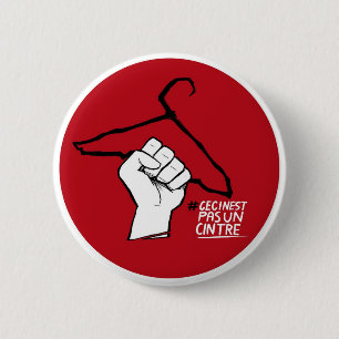 soutien pour l'ivg 6 cm round badge