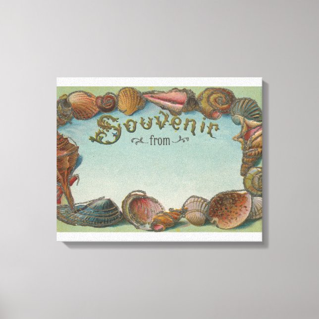 Souvenir From #1 - Any City, State Canvas Print (Front)