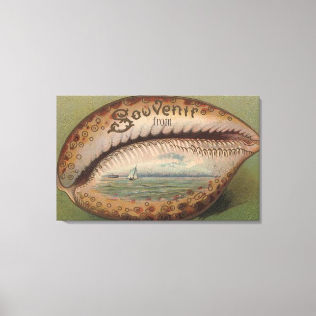 Souvenir From #5 - Any City, State Canvas Print (Front)