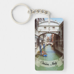 Souvenir from Venice Italy Bridge of Sighs Key Ring