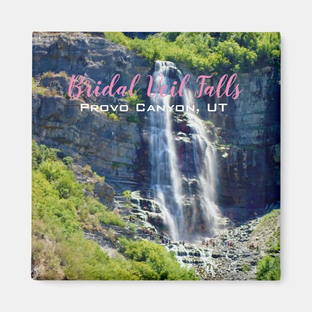 Souvenir Magnet—Bridal Veil Falls, UT Magnet (Front)