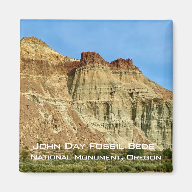 Souvenir Magnet: John Day Fossil Beds, OR Magnet (Front)