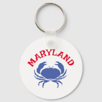 Souvenir Maryland Blue Crab Travel Red White Blue