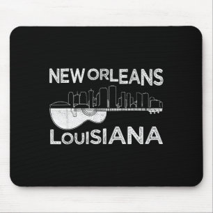 Souvenir New Orleans Guitar Music Louisiana New Or Mouse Pad