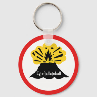 Souvenir of Eyjafjallajokull Your Volcano Keyring