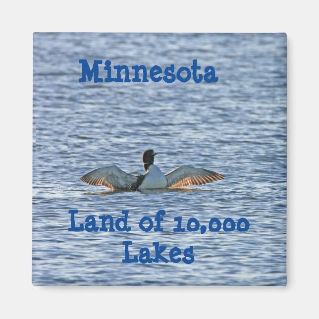 Souvenir of Minnesota Magnet (Front)