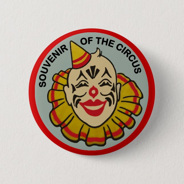 Souvenir of the Circus 6 Cm Round Badge (Front)