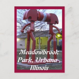 Souvenir or Urbana IL Postcard
