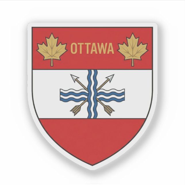 Souvenir Shield of Ottawa, Canada (Front)
