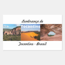 Souvenir sticker from Tocantins Brazil