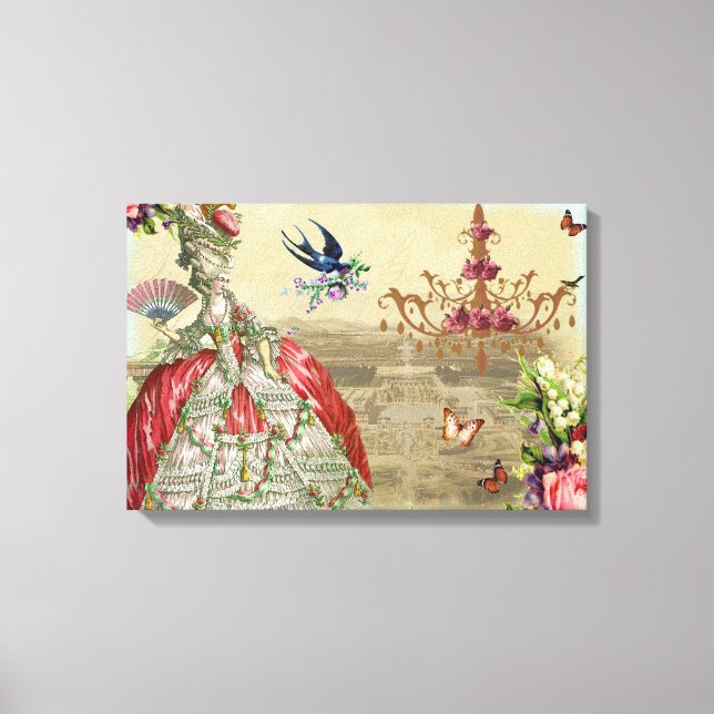 Souvenirs de Versailles Canvas Print (Front)