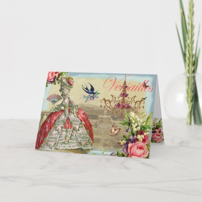 Souvenirs de Versailles Thank you Card (Front)
