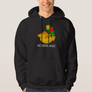 Souvenirs From Netherlands Wooden Clogs Dutch Souv Hoodie