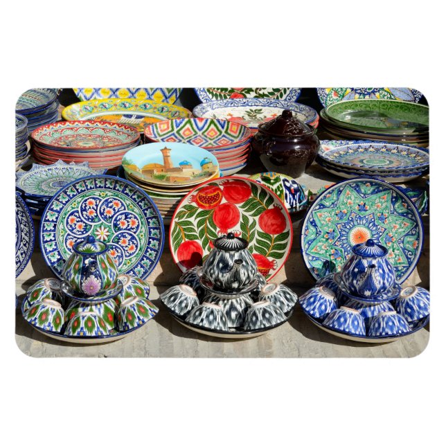 Souvenirs from Uzbekistan Magnet (Horizontal)