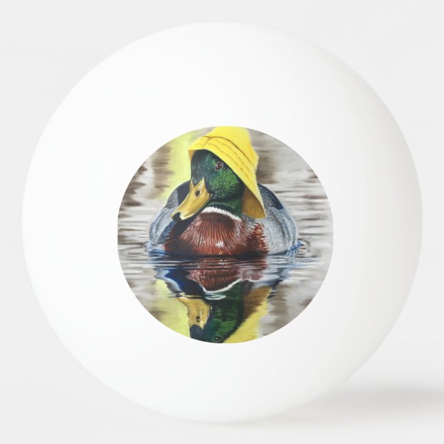 Souwester Ducky   Ping Pong Ball (Front)