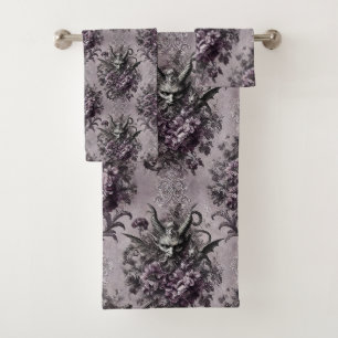 Sovereign of the Undead – Gothic Victorian Bath Towel Set
