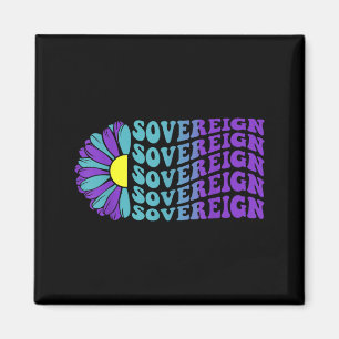 Sovereign Suicide Prevention Awareness Sunflower Magnet