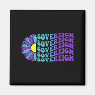 Sovereign Suicide Prevention Awareness Sunflower Magnet