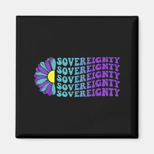 Sovereignty Suicide Prevention Awareness Sunflower Magnet