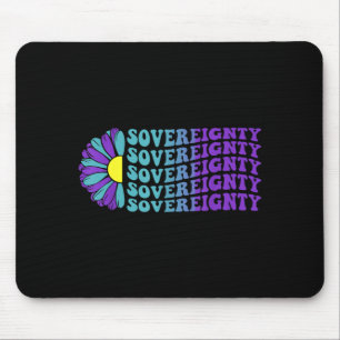Sovereignty Suicide Prevention Awareness Sunflower Mouse Pad