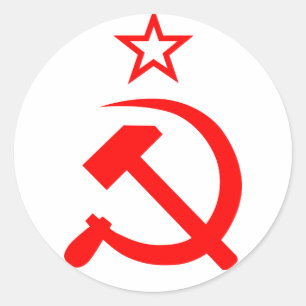 Soviet 2 classic round sticker