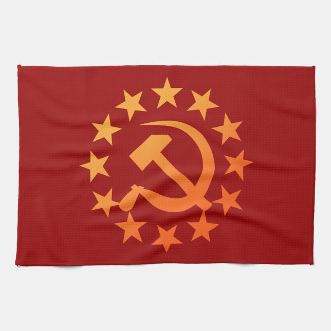 Soviet 3 tea towel (Horizontal)